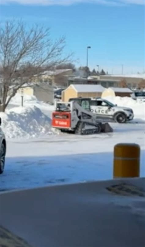 man in skid steer goes on rampage|Samuel Peyrot arrested after skid loader rampage .